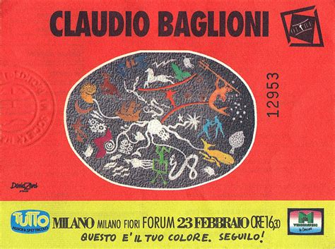 LIFE & CONCERTS : 14. 23 febbraio 1992 - CLAUDIO BAGLIONI