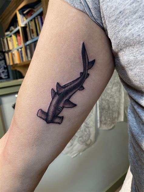 Hammerhead Shark Sleeve Tattoos