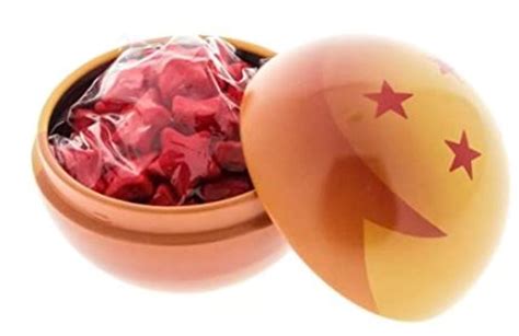 Dragon Ball Z Dragon Balls Tin 30g with Sweet Red Star-Shaped Candy