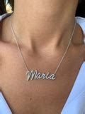 14K Gold Large Custom Name Necklace – David's House of Diamonds