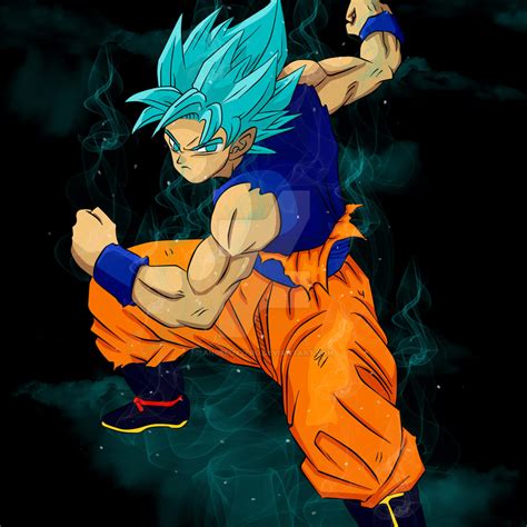 Goku SSGSS/SSB Full Power by AngeluxZero on DeviantArt