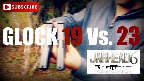 Glock 19 Vs. Glock 23 - YouTube