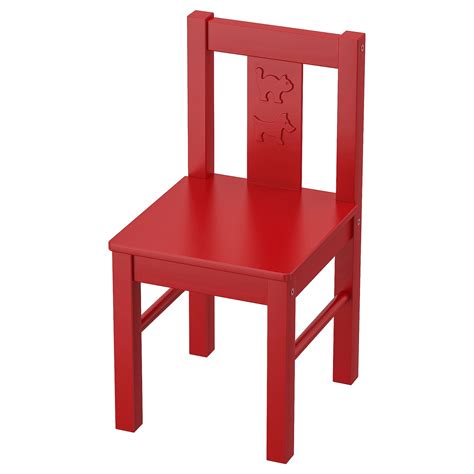 KRITTER Chaise enfant, rouge - IKEA