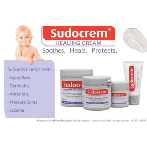 Sudocrem Antiseptic Healing Cream 125 g Nappy Rash Eczema Wounds ...