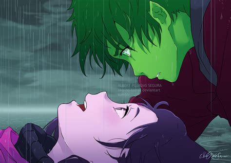 Beastboy X Raven (teen titans) by aku-no-hana2 on DeviantArt