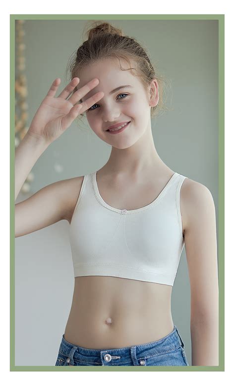 Pure cotton girl bra 9-16 elementary and middle school students ...