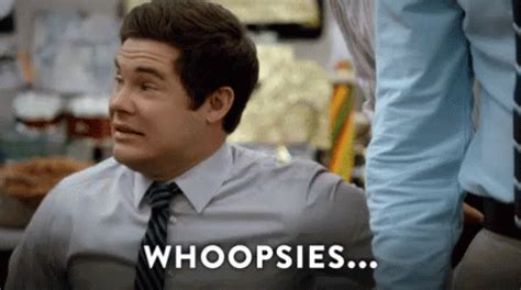 Uh Oh GIF - Oops Whoopsies AdamDeVine - Discover & Share GIFs