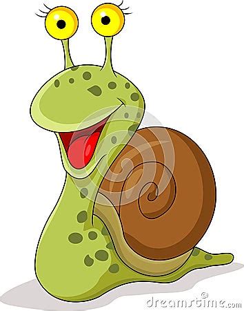 Funny Snail Cartoon Royalty Free Stock Photos - Image: 28724428