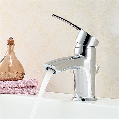 Designer Faucets Bathroom Sink Silver Brass