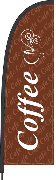 Coffee Flags and Displays - Premium high strength. 2.2m and 3.1m high – Flagmakers Ltd