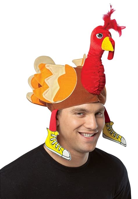 Rasta Imposta Funny novelty silly turkey hat Thanksgiving holiday ...