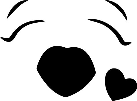 SVG > cute emoticon comic angelic - Free SVG Image & Icon. | SVG Silh