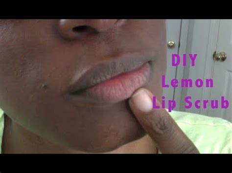 Lemon Lip Scrub - YouTube