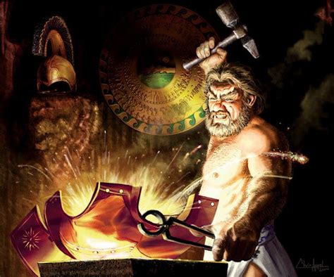 HEPHAESTUS_by_chrisappel(Smith god) - Master blacksmith and craftsman of the gods; god of fire ...