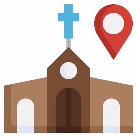 Church, map, location, store, pin icon - Download on Iconfinder