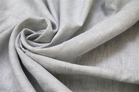 Grey Linen Fabric in Wider Width • Vritti Designs