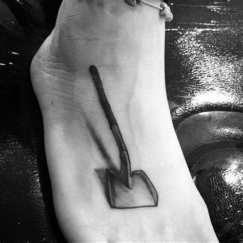 30 Shovel Tattoo Designs For Men - Tool Ink Ideas