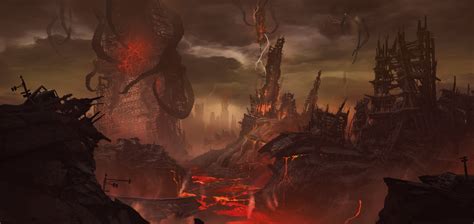 Hell on Earth, concept from DOOM Eternal : r/Doom