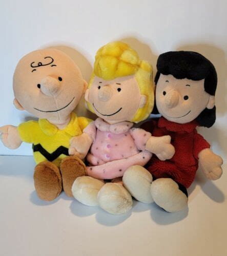 Peanuts Sally Lucy Charlie Brown 14" Cloth Dolls Plush | #4567904768