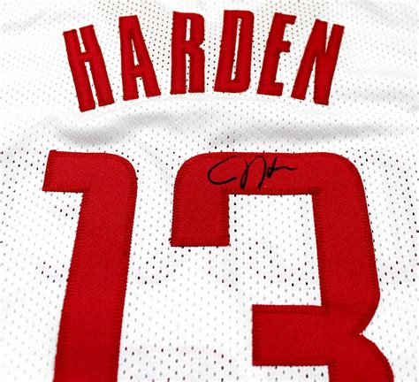 James Harden Autographed Houston Rockets White Custom Jersey