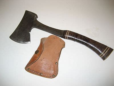 Vintage Antique Estwing hatchet w/ knife sheath!! Great shape ...