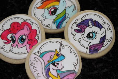 My Little Pony Cookies Custom Cookies Cookie Favors Sugar