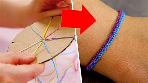 Friendship Bracelet Diy Cardboard at Maria Geary blog