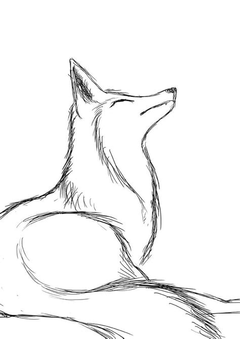 Practicing: Fox sketch by FireRai on DeviantArt in 2020 | Fox sketch, Fox drawing sketches, Fox ...