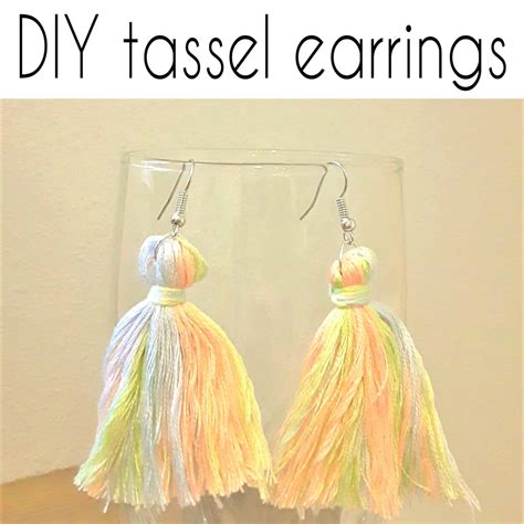 DIY tassel earrings | Crazy DIY Mom