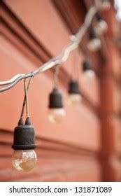 Small Marks On Lamp Cord Row Stock Photo 131871089 | Shutterstock