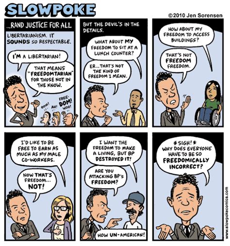 Acerbic Politics: Rand Paul explains his libertarianism - cartoon