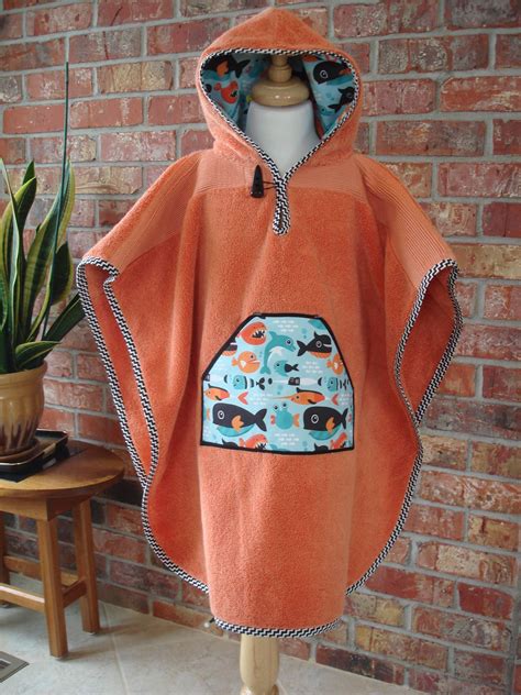 hood towel poncho for toddler's use at bath or beach | Kids poncho ...