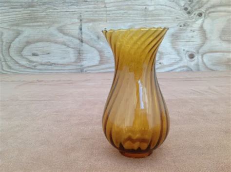 VINTAGE AMBER GLASS Oil Lamp Chimney $19.99 - PicClick