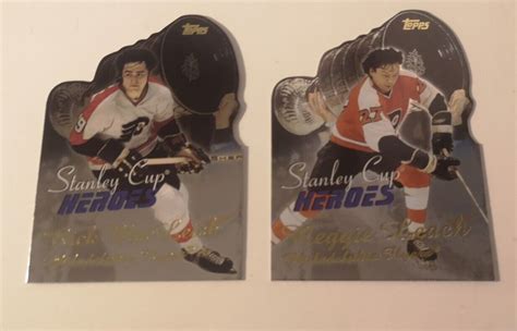 2002 TOPPS STANLEY CUP HEROES LOT - RICK MacLEISH & REGGIE LEACH | eBay