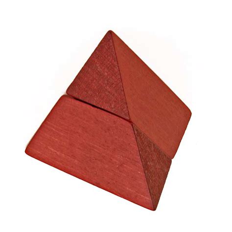 WOODEN PYRAMID PUZZLE - Pegani