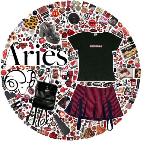 aries ♈️ Outfit | ShopLook in 2021 | Aries outfits, Embroidered patches ...