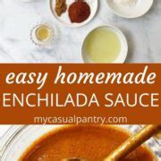 Easy Homemade Enchilada Sauce | My Casual Pantry