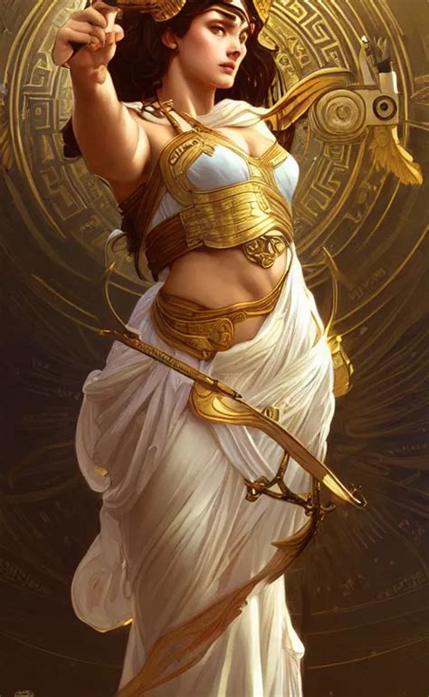 the goddess athena, greek mythology, intricate, upper | Stable Diffusion