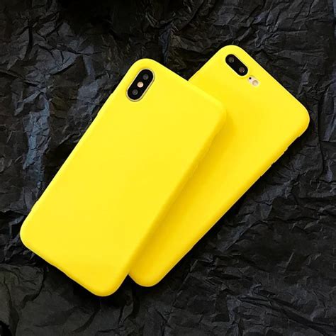 Minimalistic Yellow Candy Color iPhone Case | Yellow iphone case ...