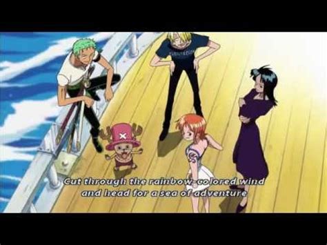 One Piece Opening 5 - Kokoro No Chizu - English Subtitle - Funimation ...