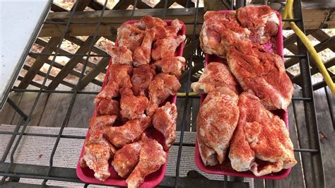 Traeger Dry Rubbed Smoked Chicken Thighs & Wings - YouTube