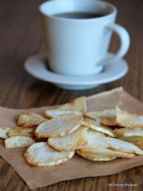 Chembu Chips (Taro Root Chips) | Colocasia Chips