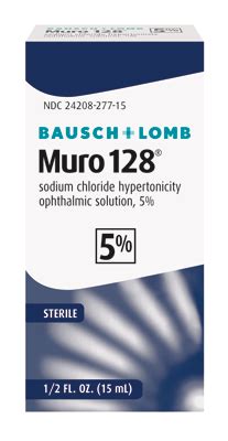 Muro 128 5% (Sodium Chloride Hypertonicity Ophthalmic Solution, 5%)