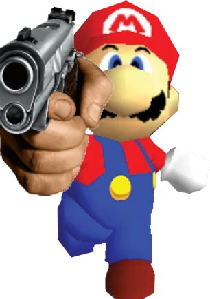 Mario With a gun Meme by MarioMugen3 on DeviantArt