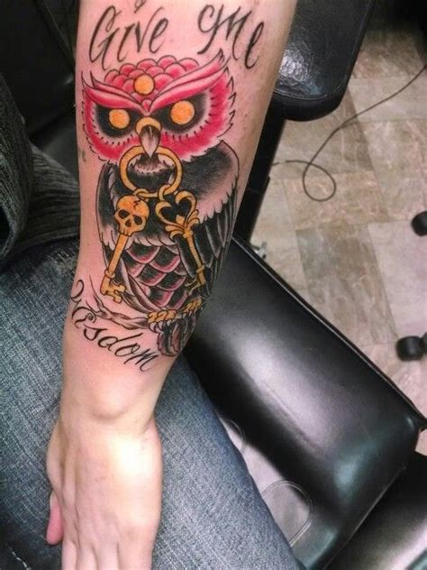 Owl wisdom tatto Owl Wisdom, Skull, Tattoos, Tatuajes, Tattoo, Tattos, Skulls, Sugar Skull ...