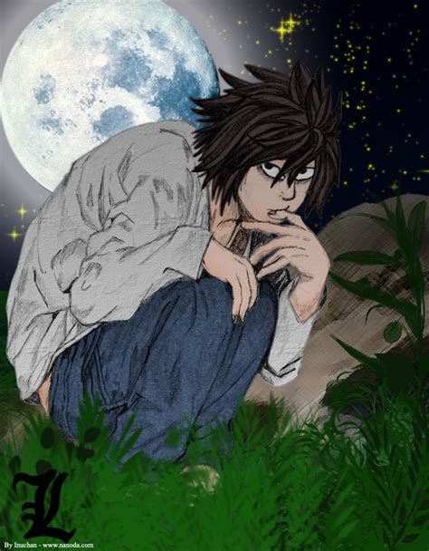 Ryuzaki - L Colored by Inuchan1986 on DeviantArt