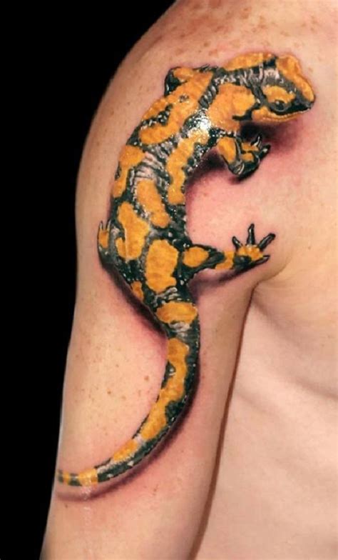 Tribal Komodo Dragon Tattoo