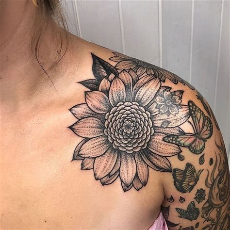 35 Beautiful Sunflower Tattoos for the Bright and Optimistic ...