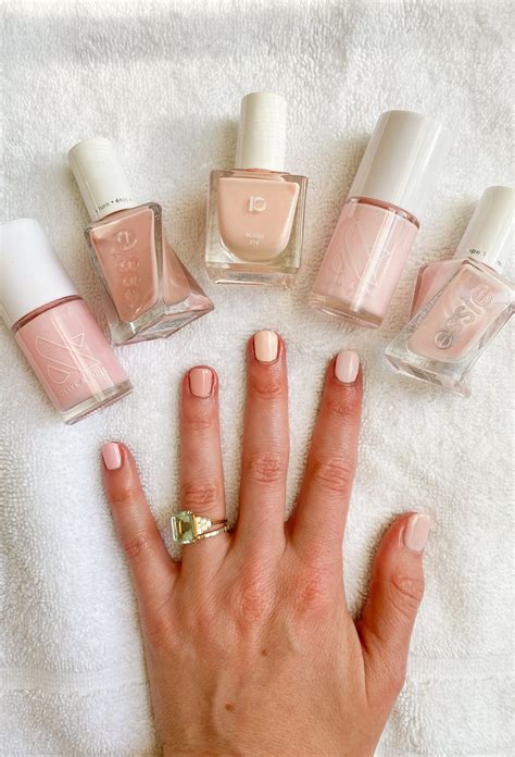 5 Pale Pink Nail Polishes - Ashley Brooke