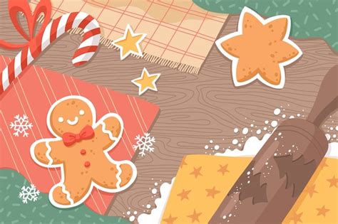 Free Vector | Flat christmas collage template